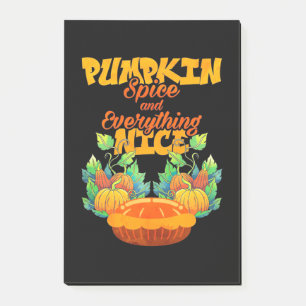 Halloween Pumpkin Spice And Everything Nice Post-it Notes