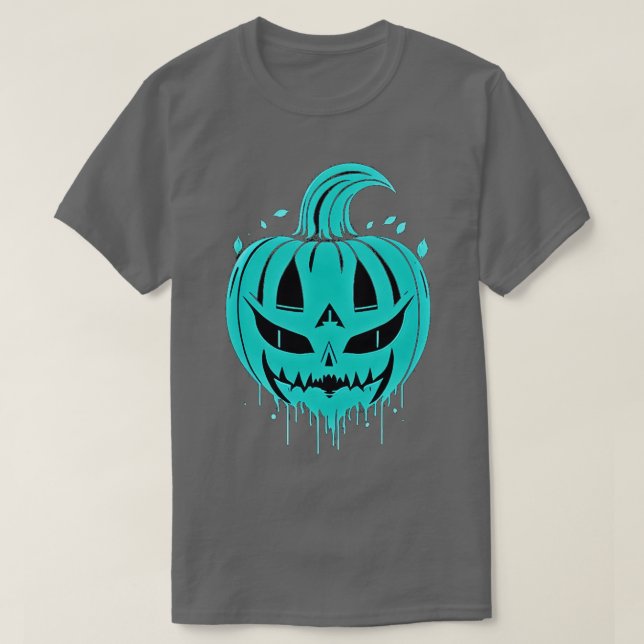 Halloween Pumpkin Spooky T-Shirt (Design Front)