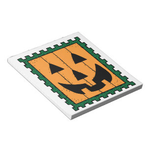 HALLOWEEN PUMPKIN STAMP NOTEPAD