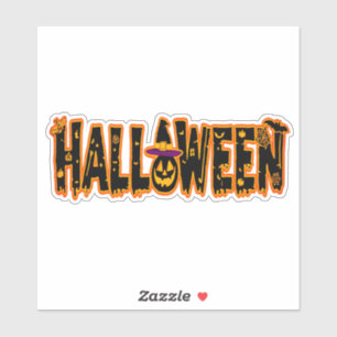 Halloween Pumpkin Sticker