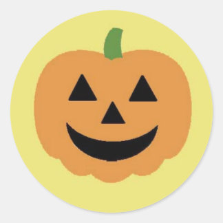 Halloween pumpkin sticker