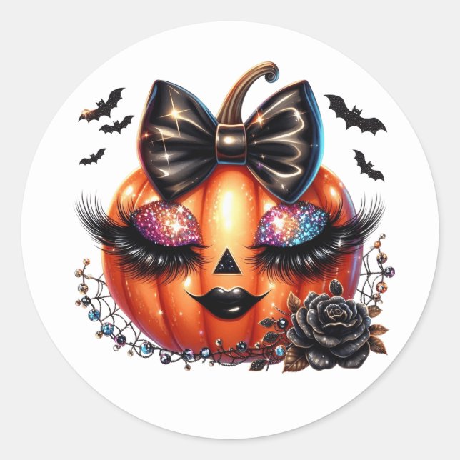 Halloween Pumpkin Stickers (Front)