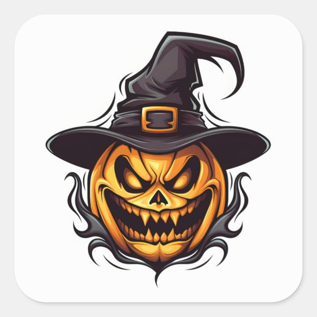 Halloween Pumpkin Stickers (Front)