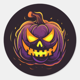 Halloween Pumpkin Stickers