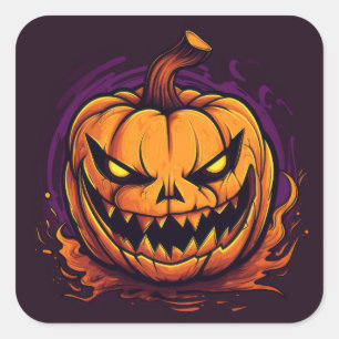 Halloween Pumpkin Stickers