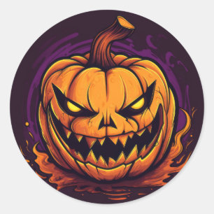 Halloween Pumpkin Stickers