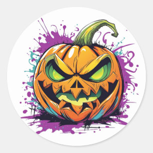 Halloween Pumpkin Stickers