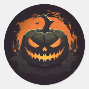 Halloween Pumpkin Stickers