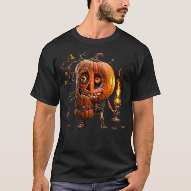 Halloween Pumpkin T-Shirt (Front)