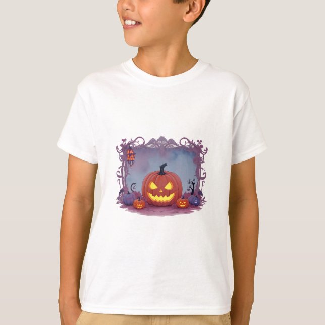 Halloween pumpkin T-Shirt (Front)