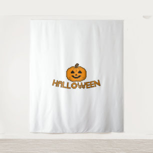 Halloween pumpkin tapestry
