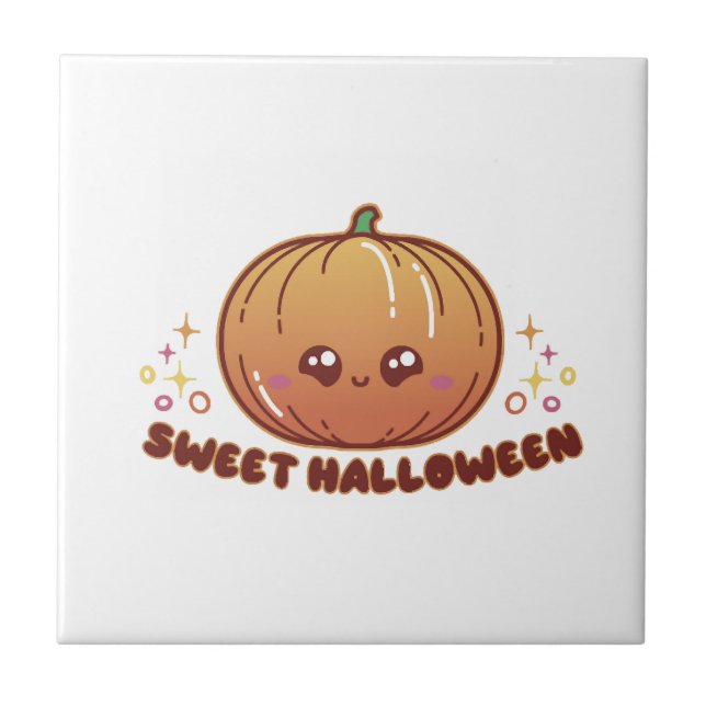 Halloween pumpkin                       tile (Front)