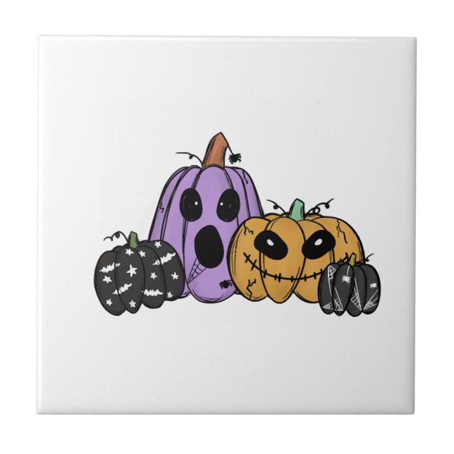 Halloween Pumpkin                                Tile (Front)