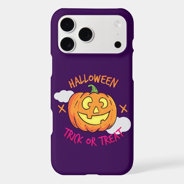 Halloween Pumpkin Trick or Treat Label (Back)