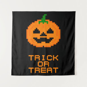 HALLOWEEN PUMPKIN - TRICK OR TREAT TAPESTRY