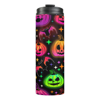 Halloween Pumpkin Tumbler Wrap Design