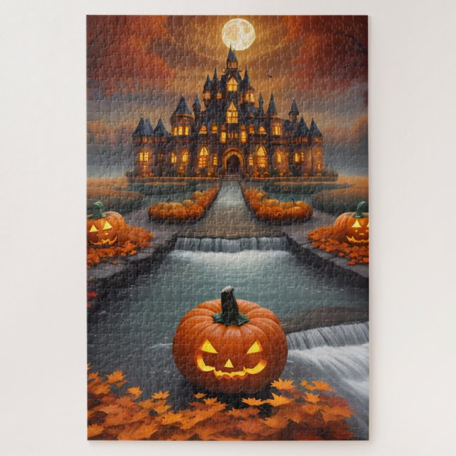 Halloween Pumpkin Vibes  Jigsaw Puzzle (Vertical)