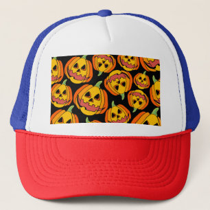 Halloween Pumpkin: Vintage Autumn Symbol Trucker Hat