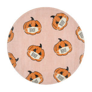 Halloween Pumpkin: Vintage Corona Design Cutting Board