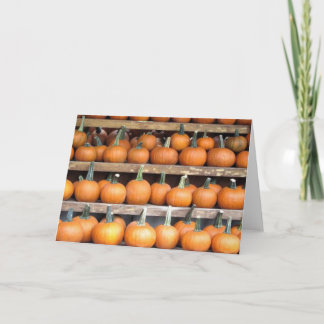 Halloween Pumpkin Wall Card