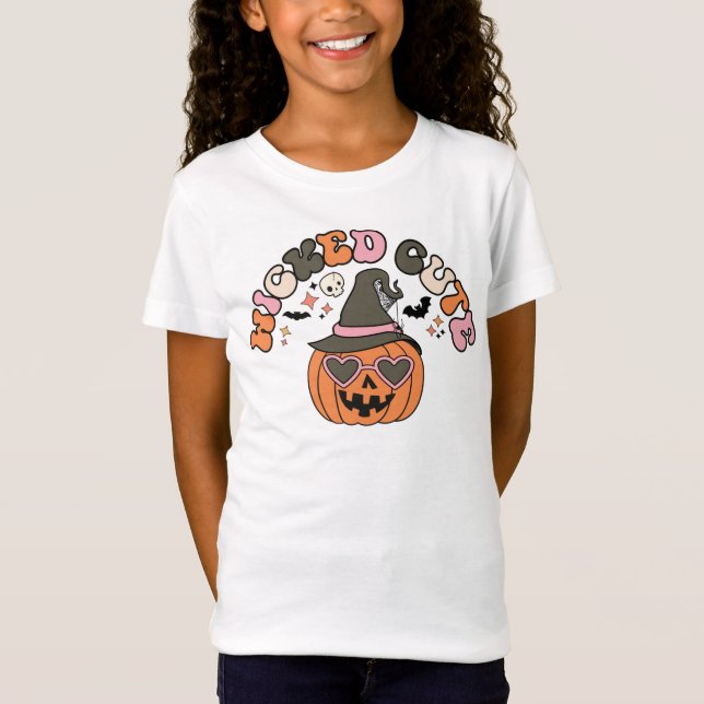 Halloween Pumpkin Wicked Cute T-Shirts (Front)