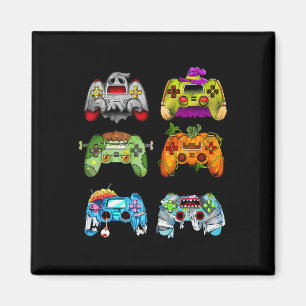 Halloween Pumpkin Witch Gaming Controllers Zombie Magnet
