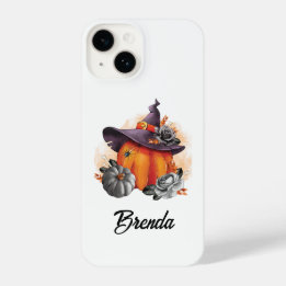 Halloween Pumpkin Witch iPhone 14 case