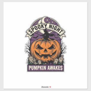 Halloween Pumpkin Witch Vintage Spooky Night Shirt