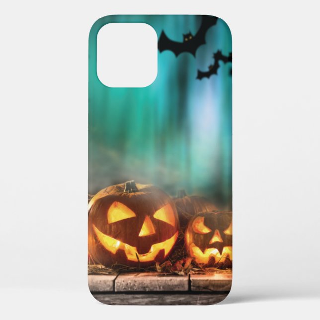 Halloween pumpkins and bats  Case-Mate iPhone case (Back)