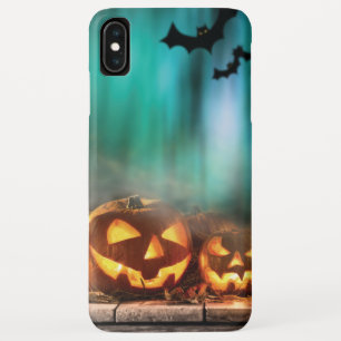 Halloween pumpkins and bats Case-Mate iPhone case