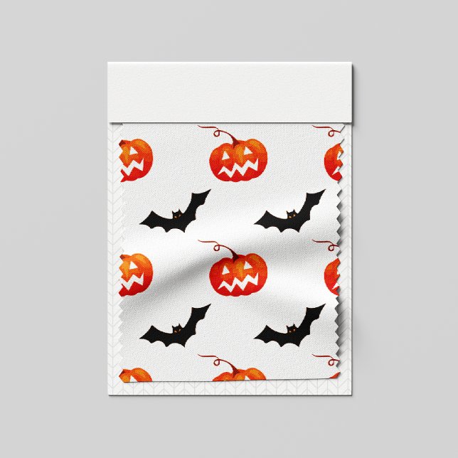 Halloween Pumpkins and Bats, Trick or Treat, Boo Fabric (Creator Uploaded)