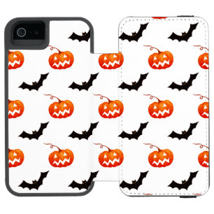 Halloween Pumpkins and Bats, Trick or Treat, Boo Incipio Watson™ iPhone 5 Wallet Case