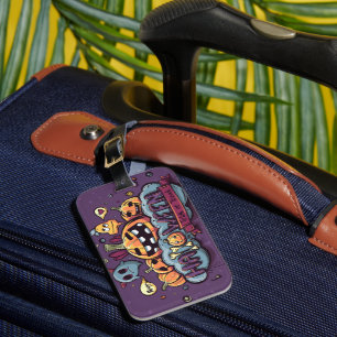 Halloween Pumpkins and Ghosts Trick or Treat Luggage Tag