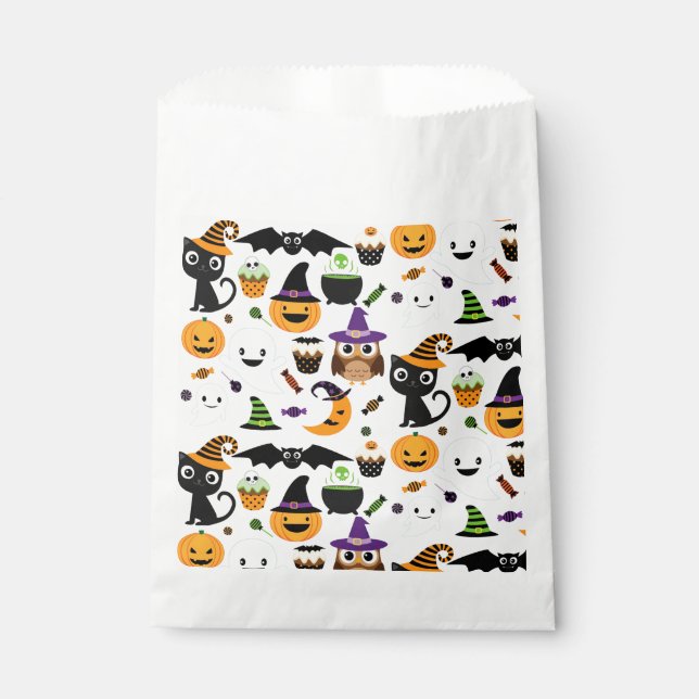Halloween Pumpkins and More Favour Bags (Front)