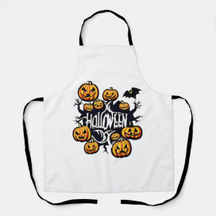 Halloween pumpkins          apron