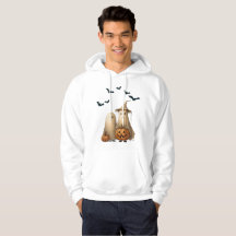 Halloween Pumpkins Bats Spooky Hoodie