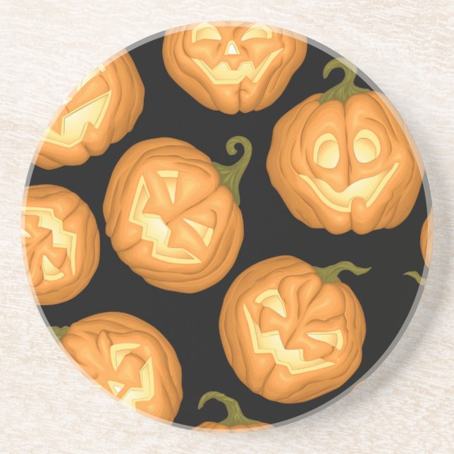 Halloween pumpkins coaster (Front)