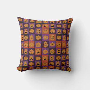 Halloween pumpkins cushion