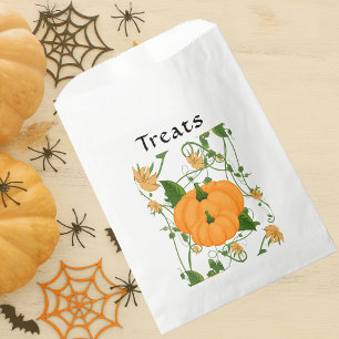 Halloween Pumpkins Fall Holiday Thanksgiving  Favour Bags
