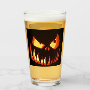 Halloween Pumpkins Glass