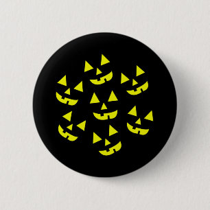 Halloween Pumpkins Jack O' Lantern 6 Cm Round Badge