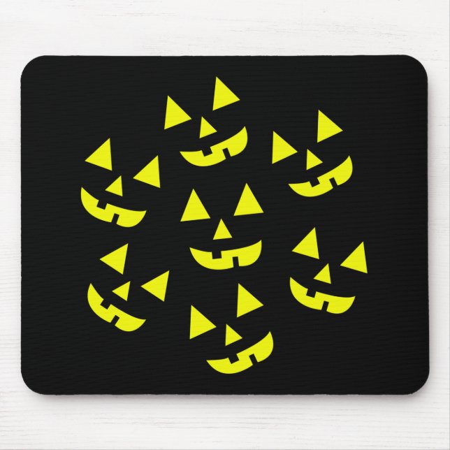 Halloween Pumpkins Jack O' Lantern Mouse Pad (Front)