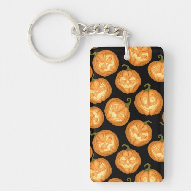 Halloween pumpkins key ring (Front)
