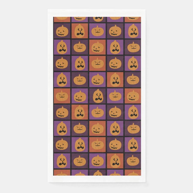 Halloween pumpkins napkin (Front)