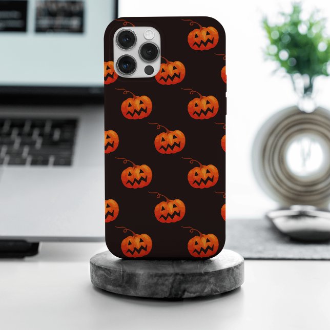 Halloween Pumpkins, Orange Pumpkins Trick Or Treat iPhone Case (Creator Uploaded)