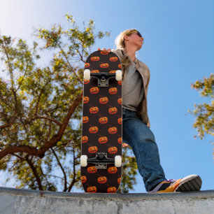 Halloween Pumpkins, Orange Pumpkins Trick Or Treat Skateboard