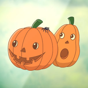Halloween Pumpkins Pair