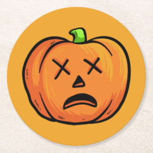 Halloween Pumpkins paper coasters 9
