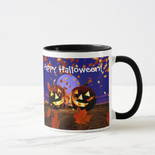 Halloween Pumpkins Playing Mug
