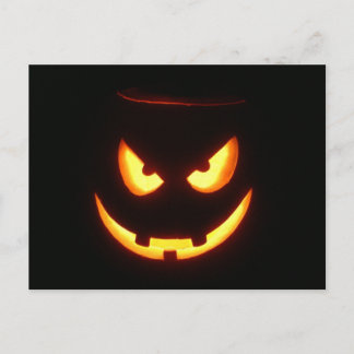 Halloween Pumpkins Postcard